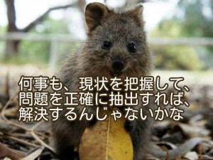 市場も現状把握をして、問題を抽出すれば、解決策はある