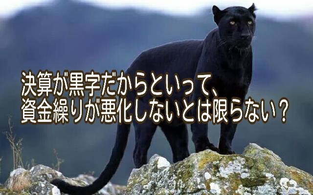 決算書が黒字でも、資金繰りで倒産することはあります！